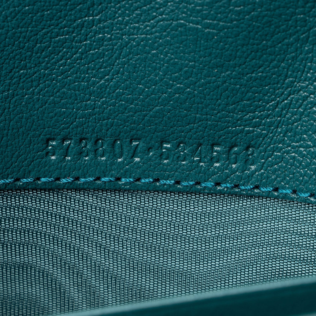 Gucci Matelasse Leather Torchon GG Marmont Mini Chain Bag (SHF-FtS5vC)