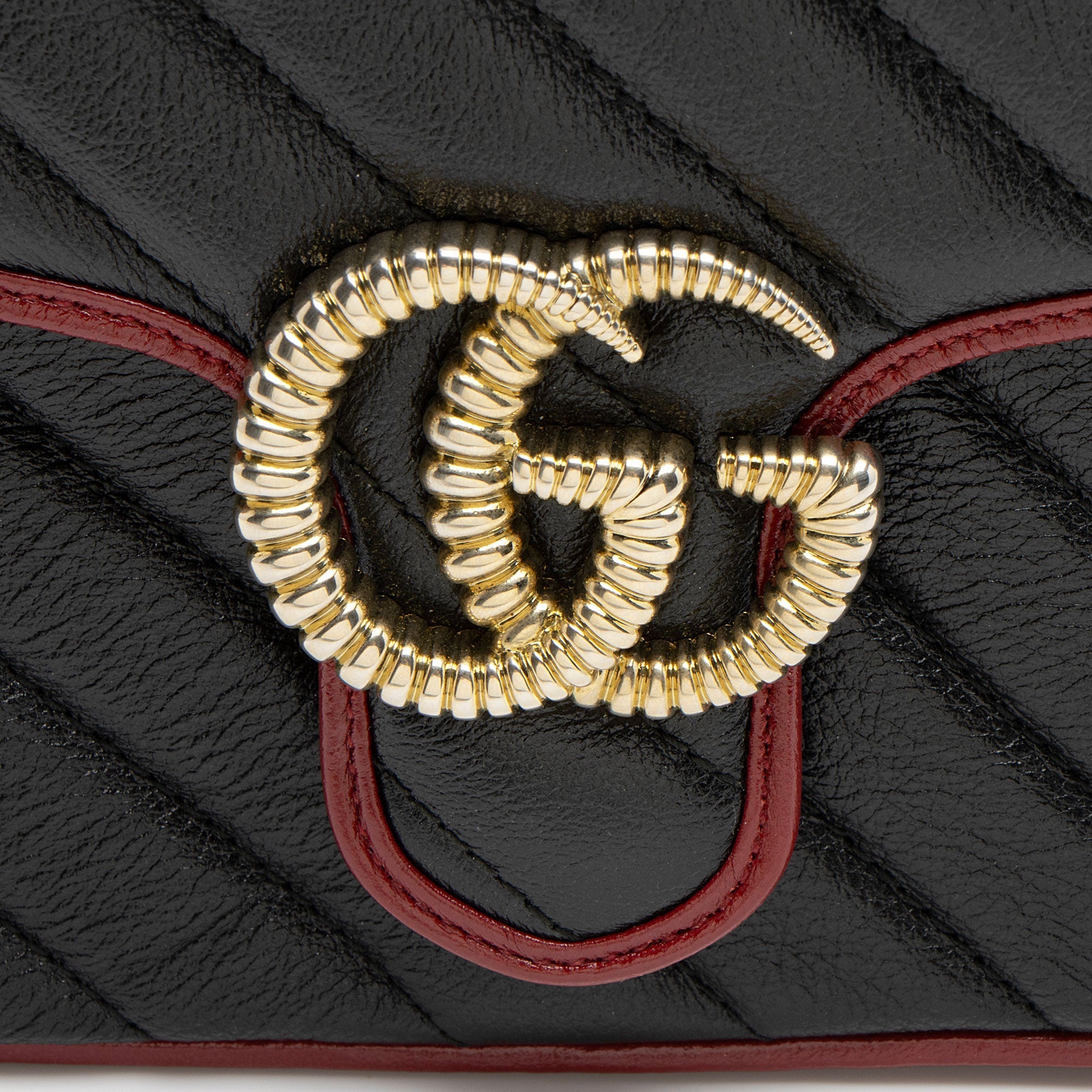 Gucci Matelasse Leather Torchon GG Marmont Mini Top Handle