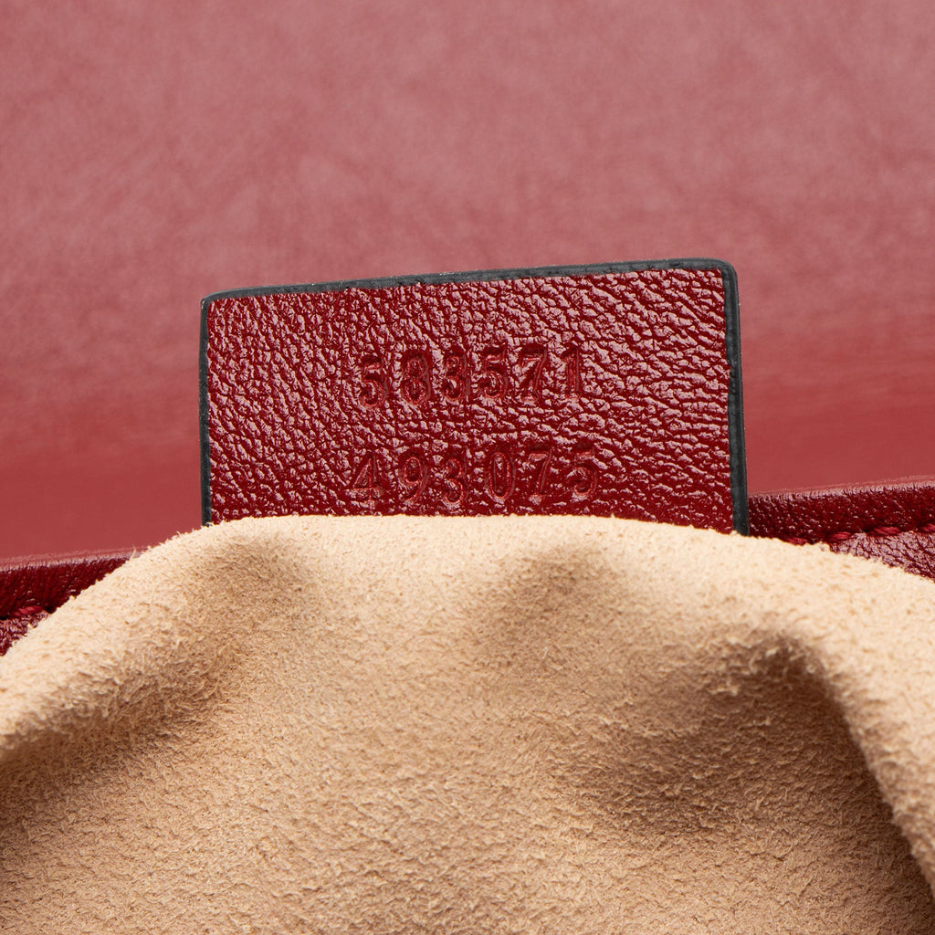 Gucci Matelasse Leather Torchon GG Marmont Mini Top Handle