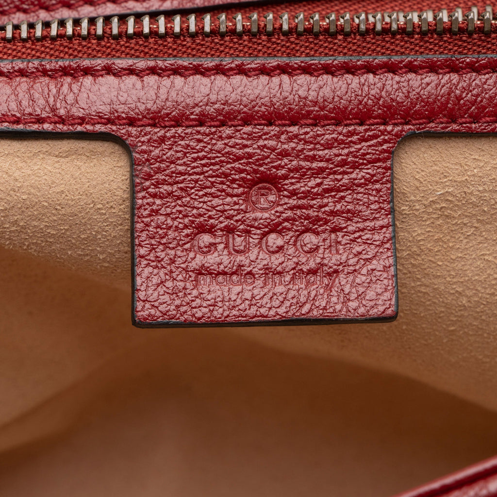 Gucci Matelasse Leather Torchon GG Marmont Small Flap Bag