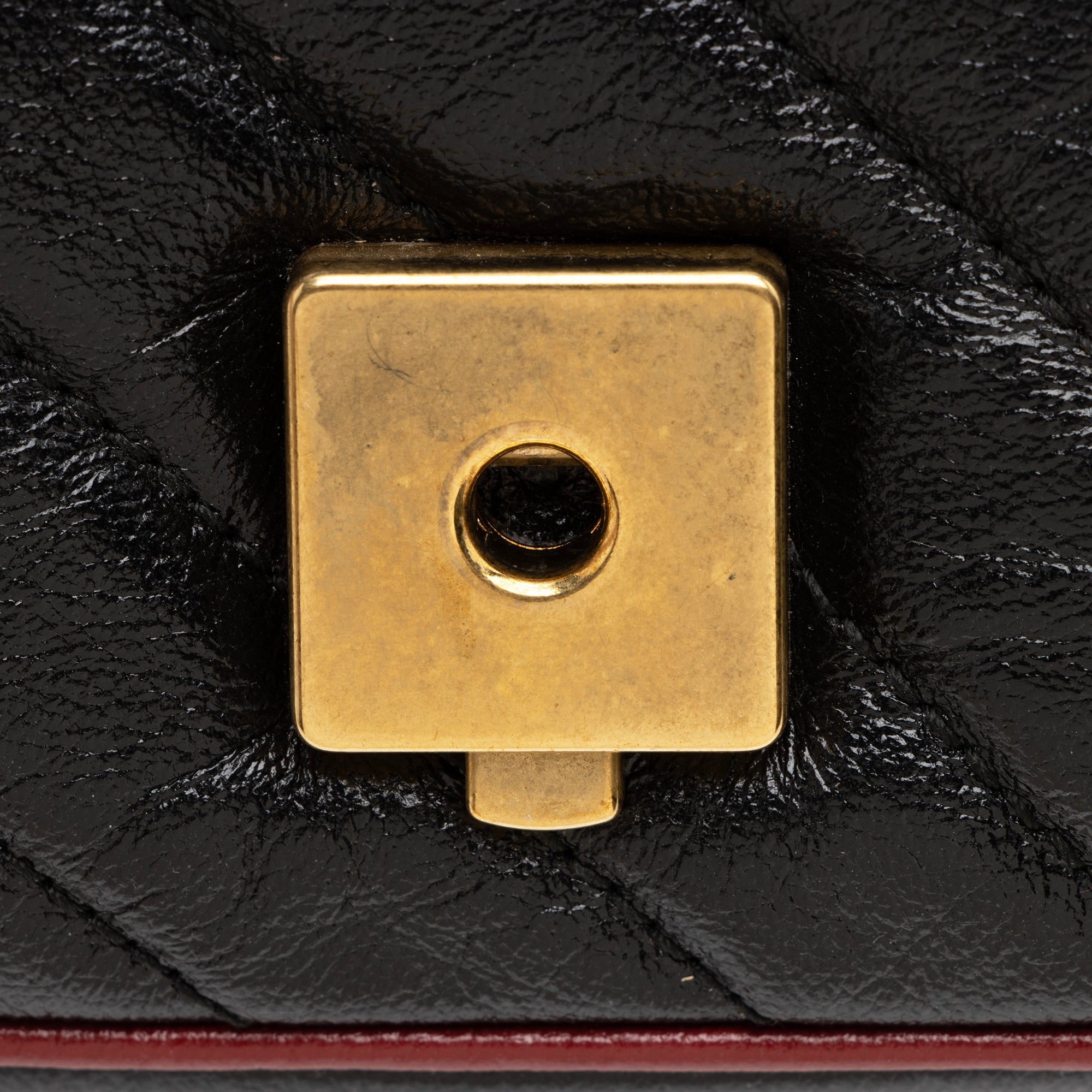 Gucci Matelasse Leather Torchon GG Marmont Small Shoulder Bag (SHF-23396)