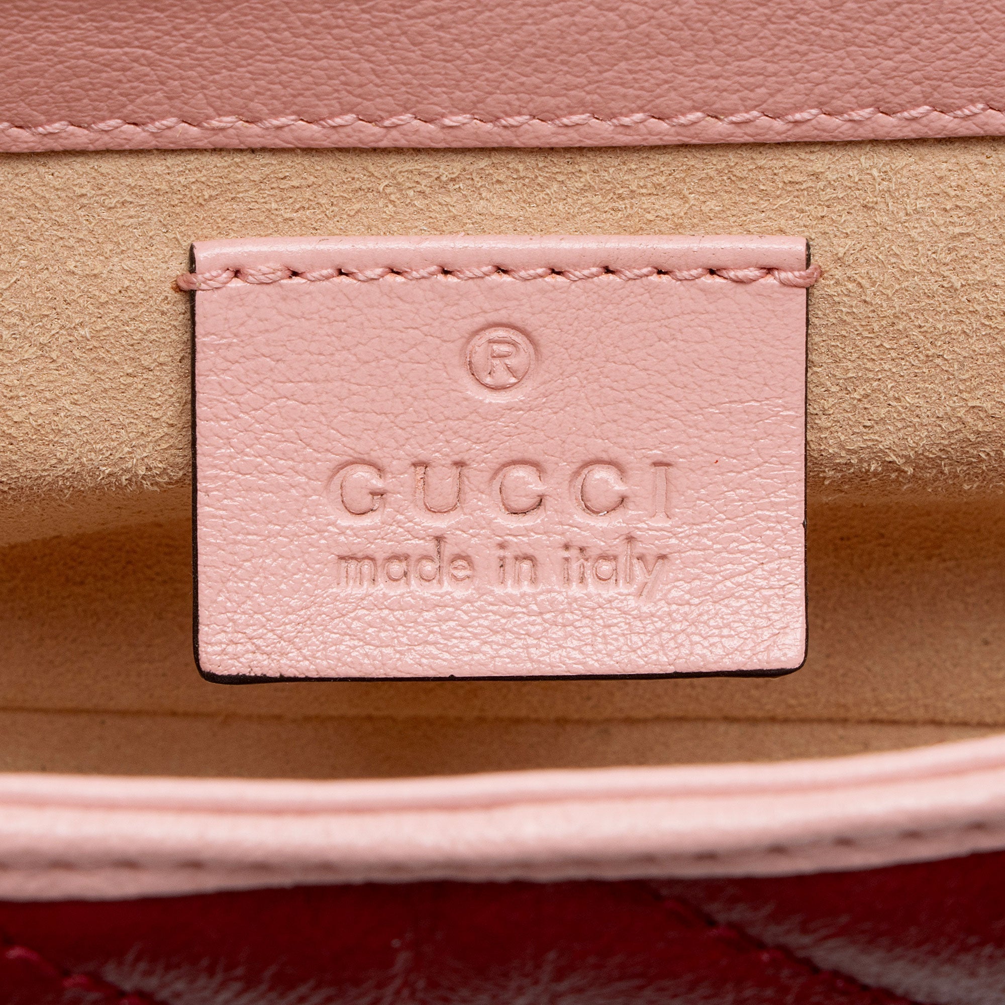 Gucci Matelasse Leather Torchon GG Marmont Super Mini Flap Bag