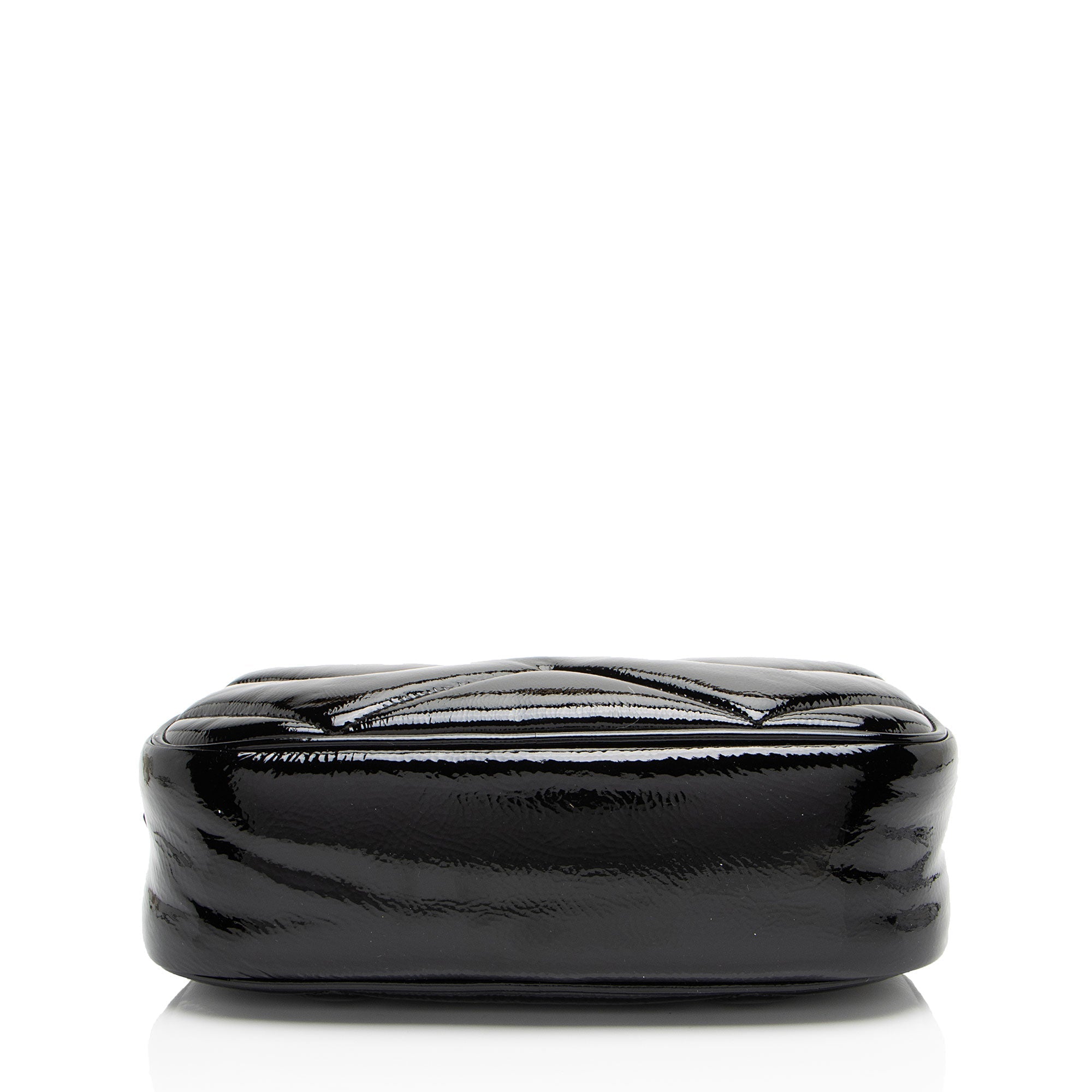 Gucci Matelasse Padded PatLBt Leather GG Marmont Small Camera Bag