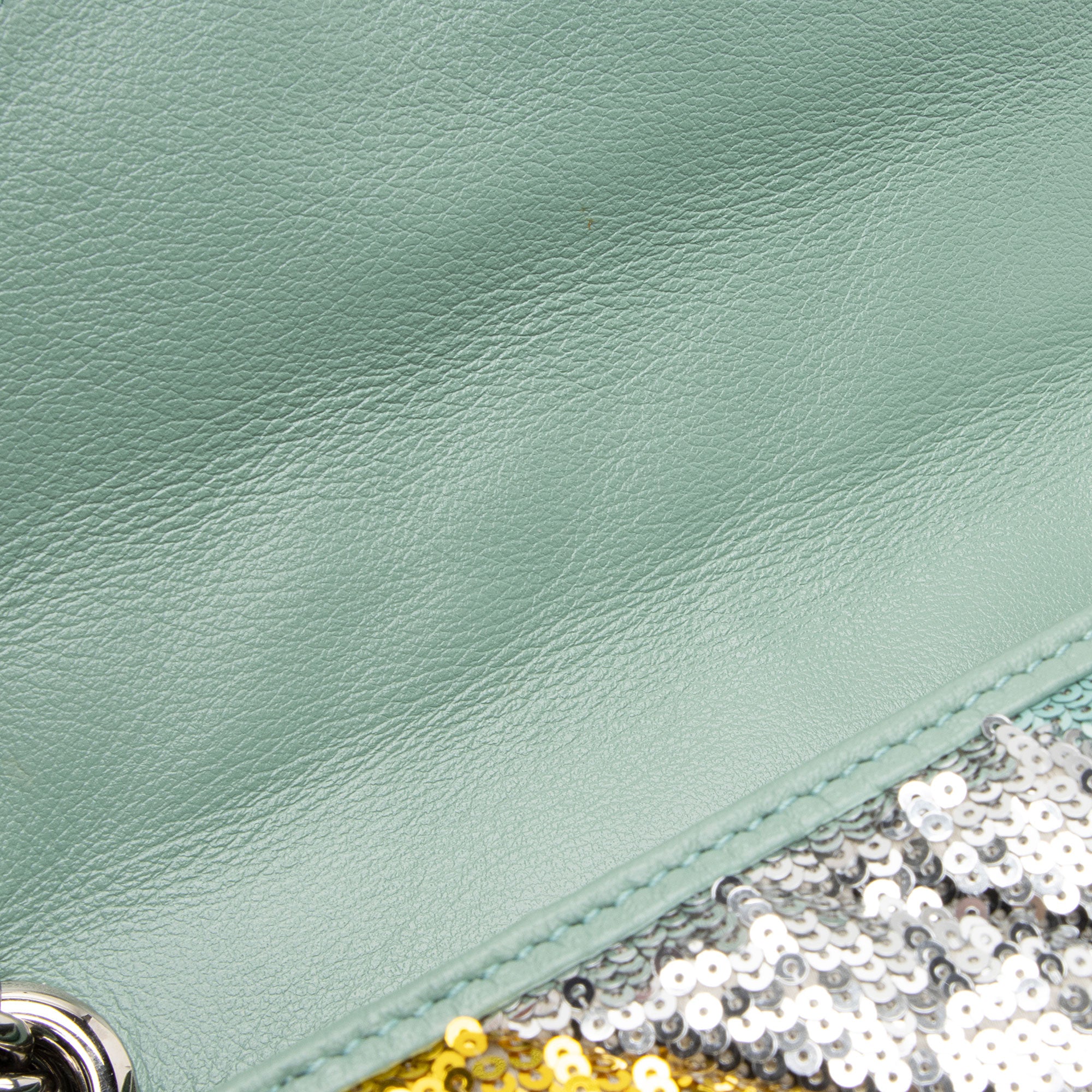 Gucci Matelasse Sequin GG Marmont Small Flap Bag