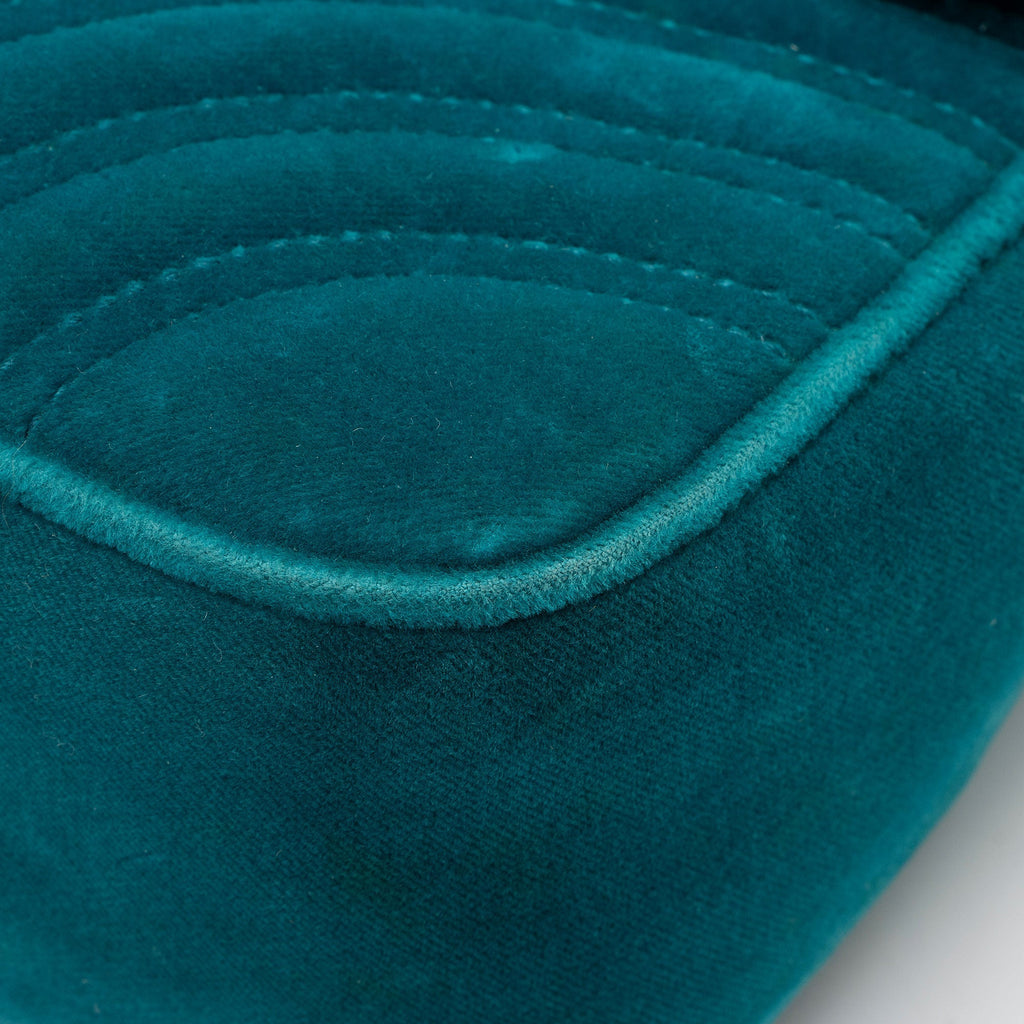 Gucci Matelasse Velvet GG Marmont Medium Flap Bag