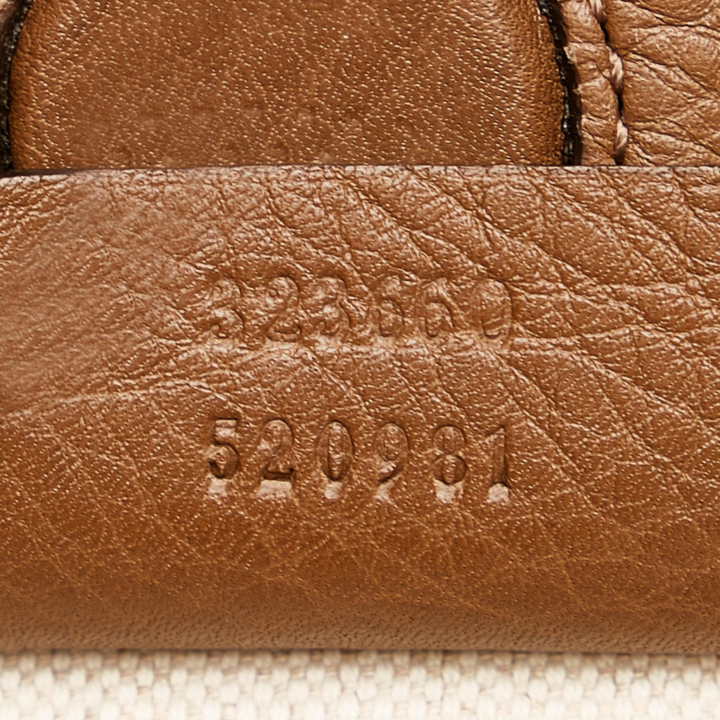 Gucci Medium Bamboo Shopper Leather Satchel (SHG-34935)
