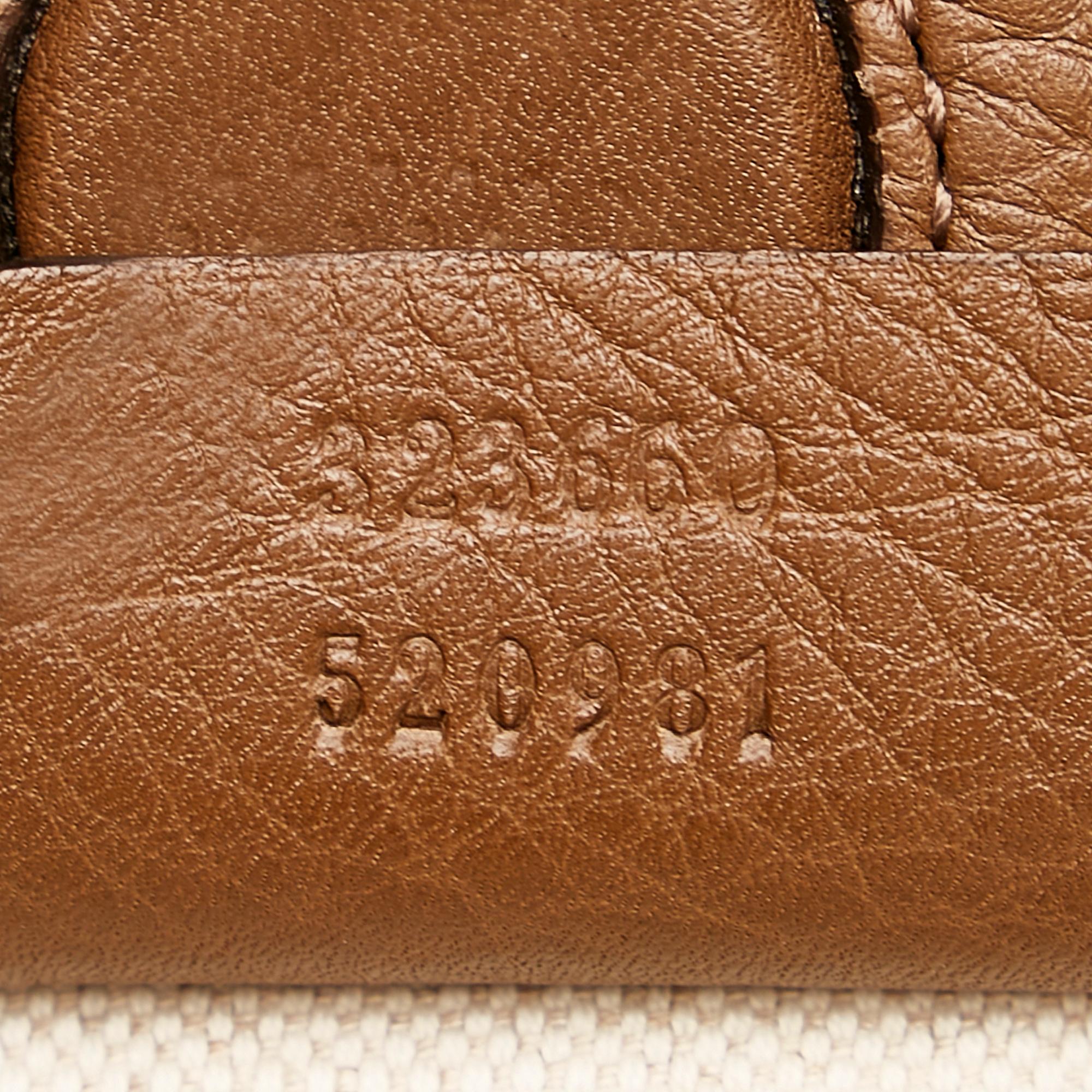 Gucci Medium Bamboo Shopper Leather Satchel (SHG-34935)