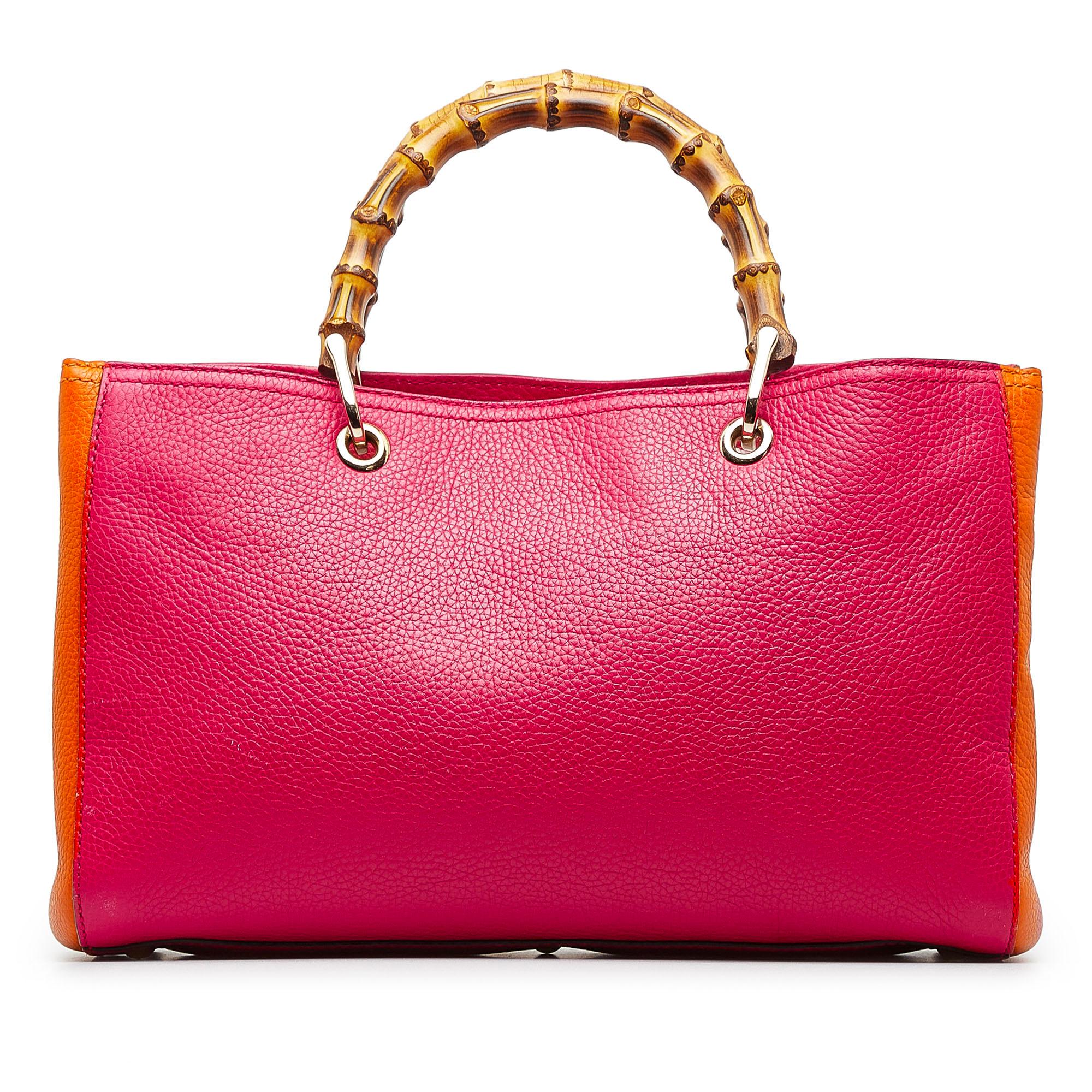 Gucci Medium Bicolor Bamboo Shopper (SHG-Sv82lq)
