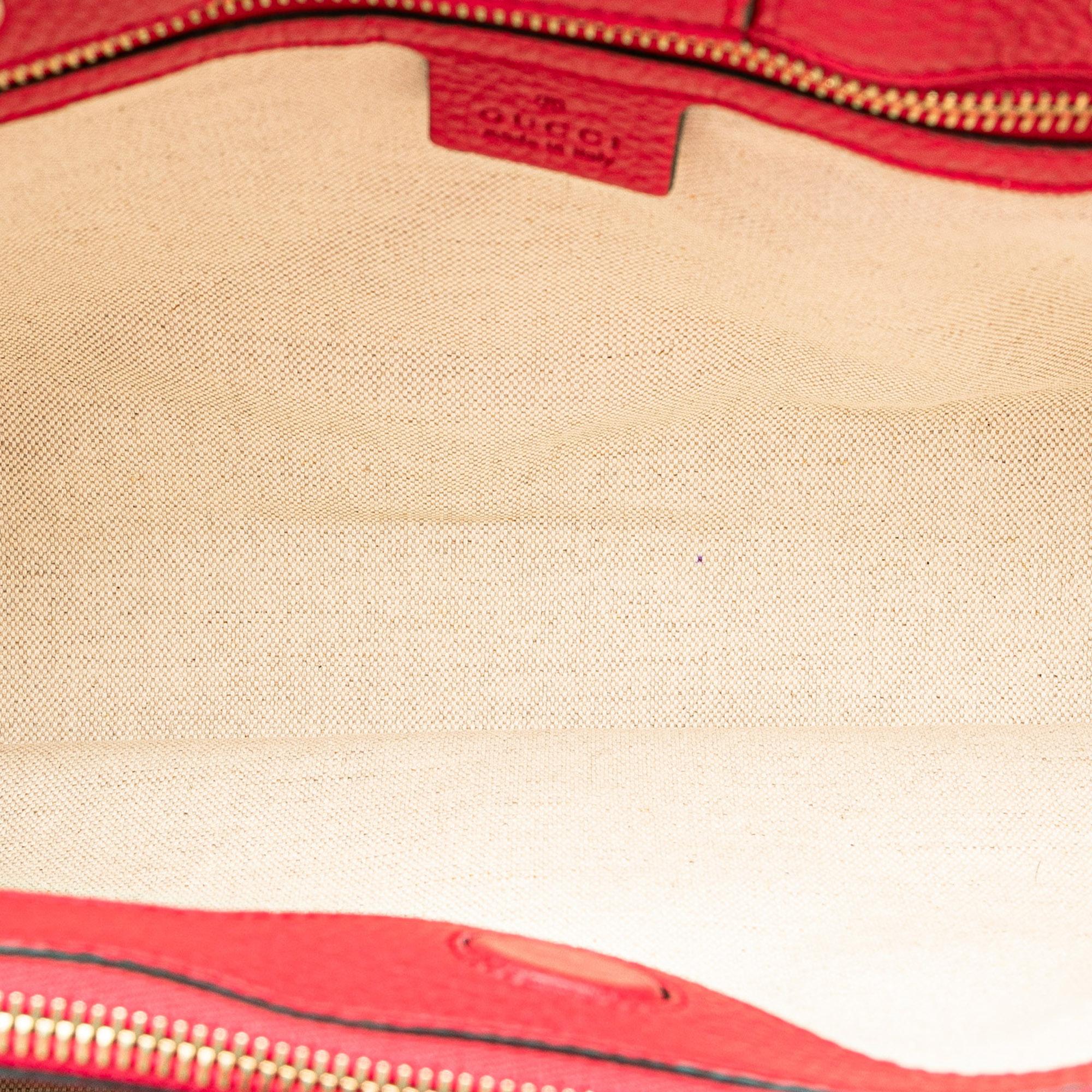 Gucci Medium Bicolor Bamboo Shopper (SHG-XarzxK)