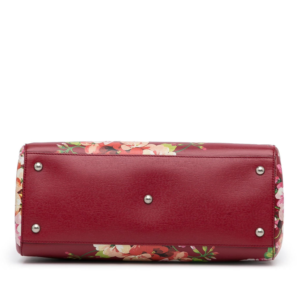 Gucci Medium Blooms Bamboo Shopper (SHG-iYBrtB)