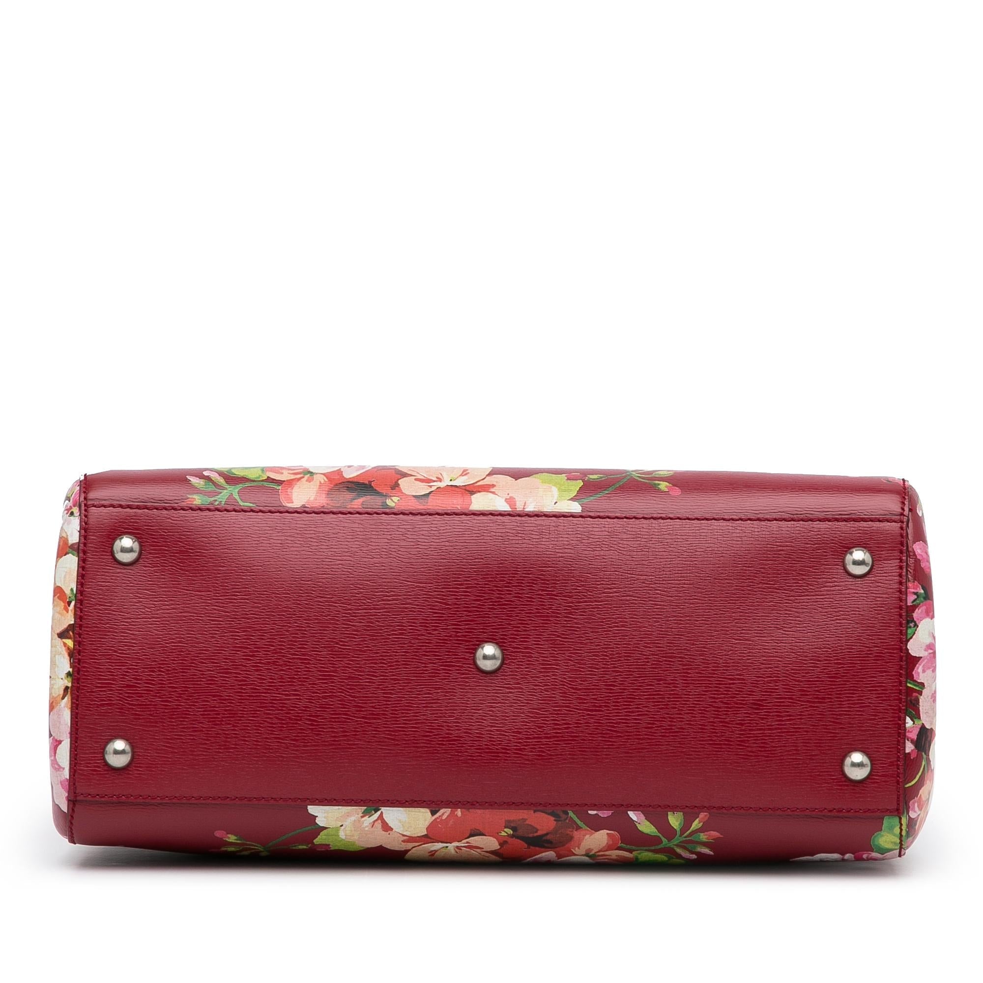 Gucci Medium Blooms Bamboo Shopper (SHG-iYBrtB)