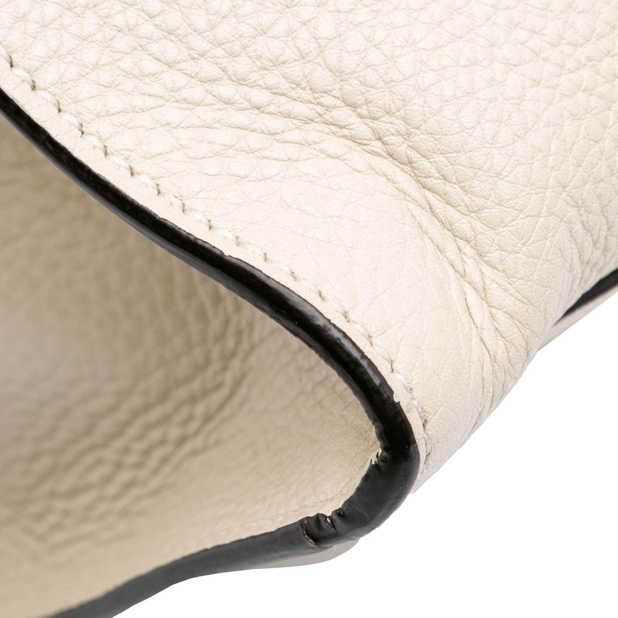 Gucci Medium Calfskin Bamboo Daily Shopper Satchel