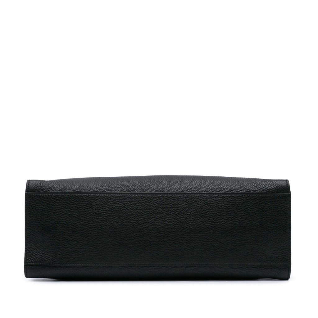 Gucci Medium Calfskin Bamboo Daily Shopper Satchel