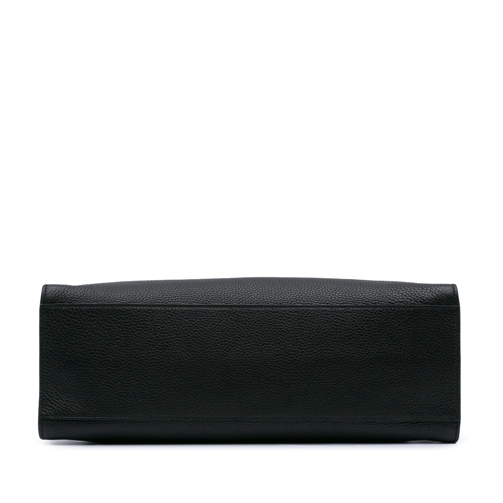 Gucci Medium Calfskin Bamboo Daily Shopper Satchel