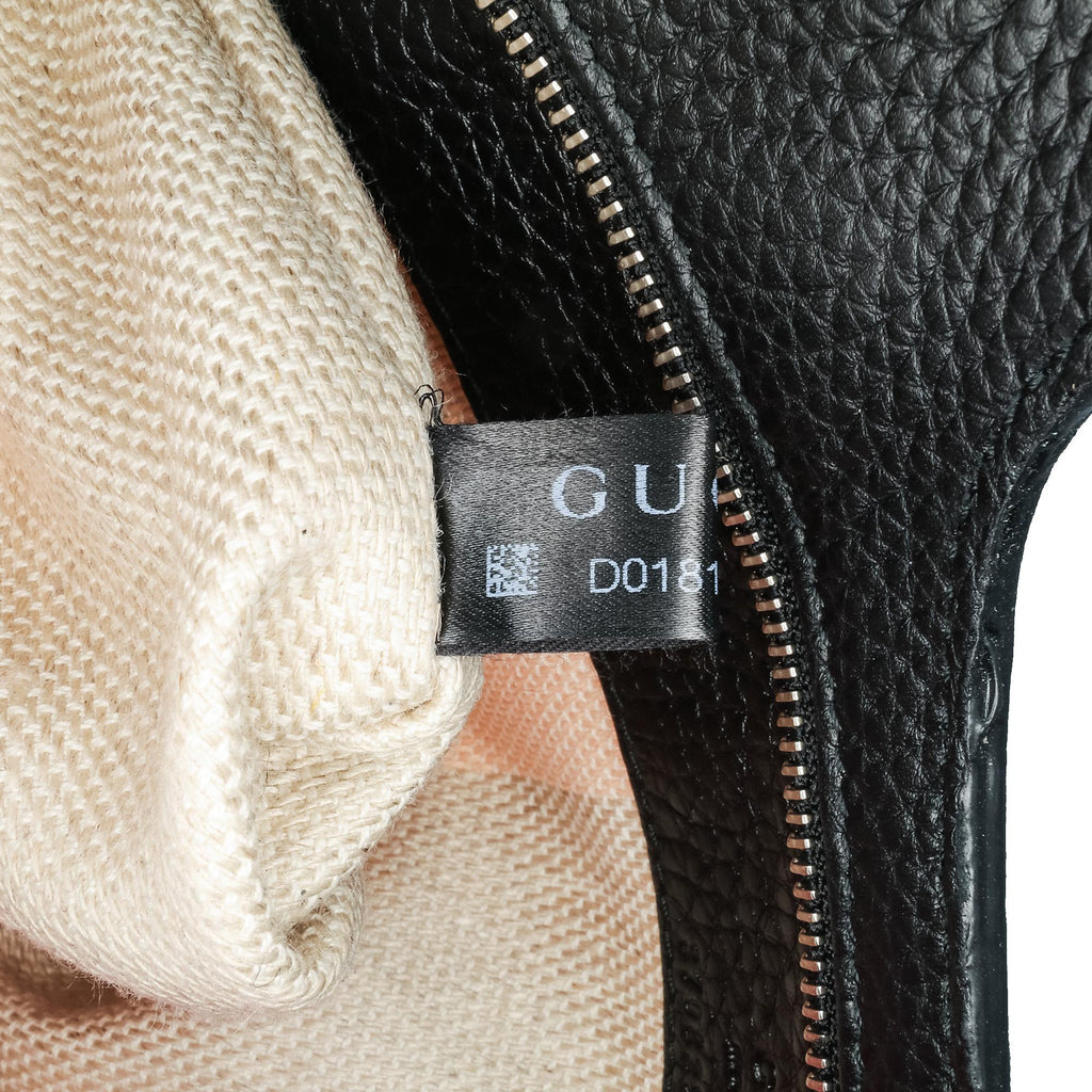 Gucci Medium Calfskin Bamboo Daily Shopper Satchel