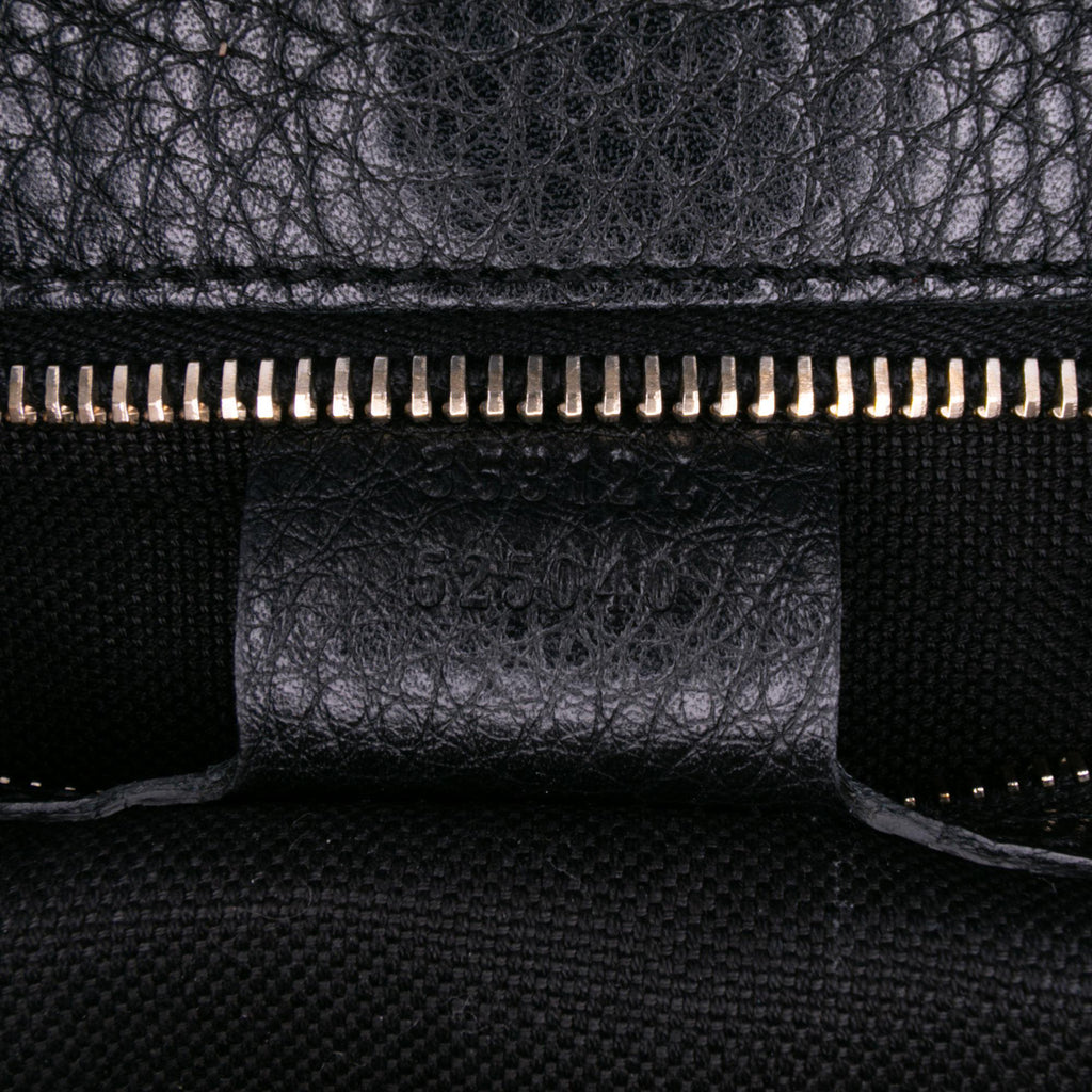 Gucci Medium Calfskin Bamboo Shopper Boston Bag