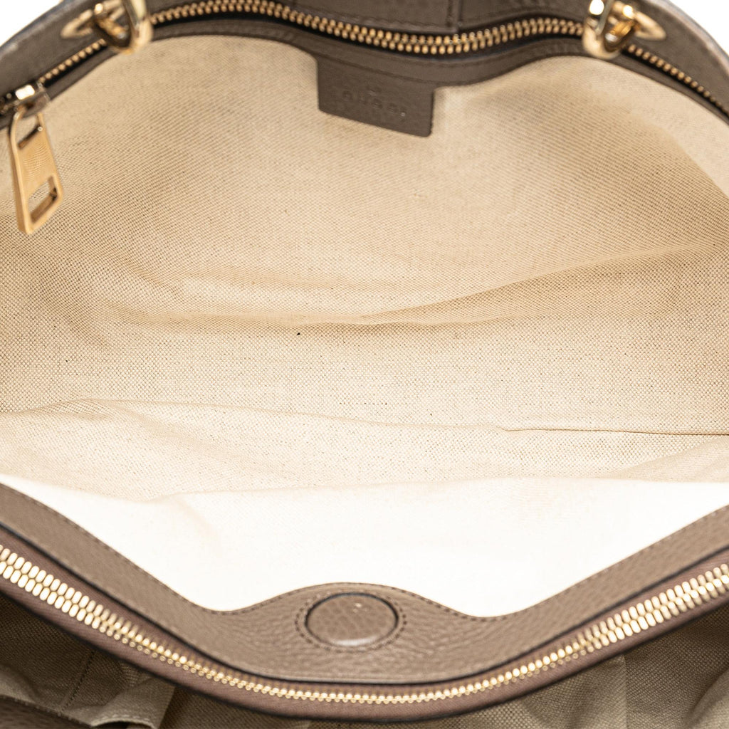 Gucci Medium Calfskin Bamboo Shopper Satchel (SHG-N0vdQS)