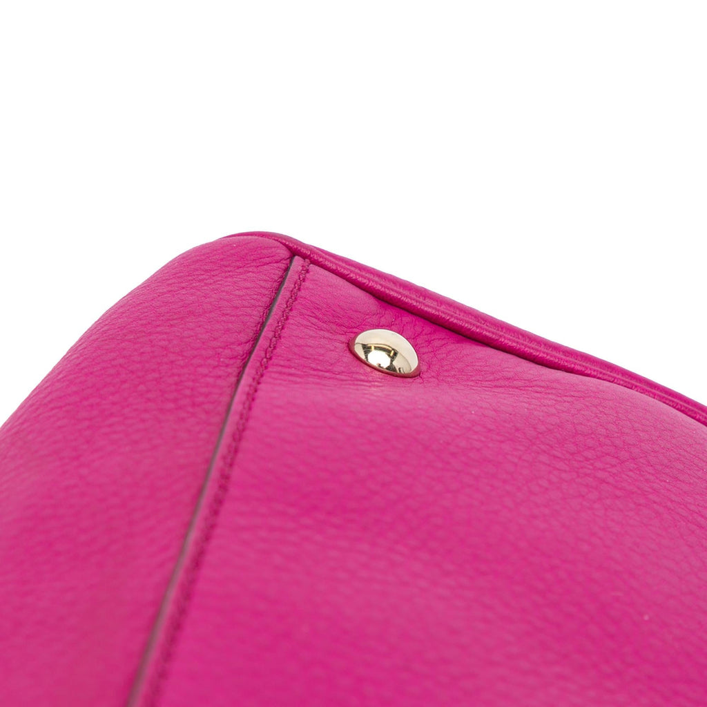 Gucci Medium Calfskin Bamboo Shopper Satchel