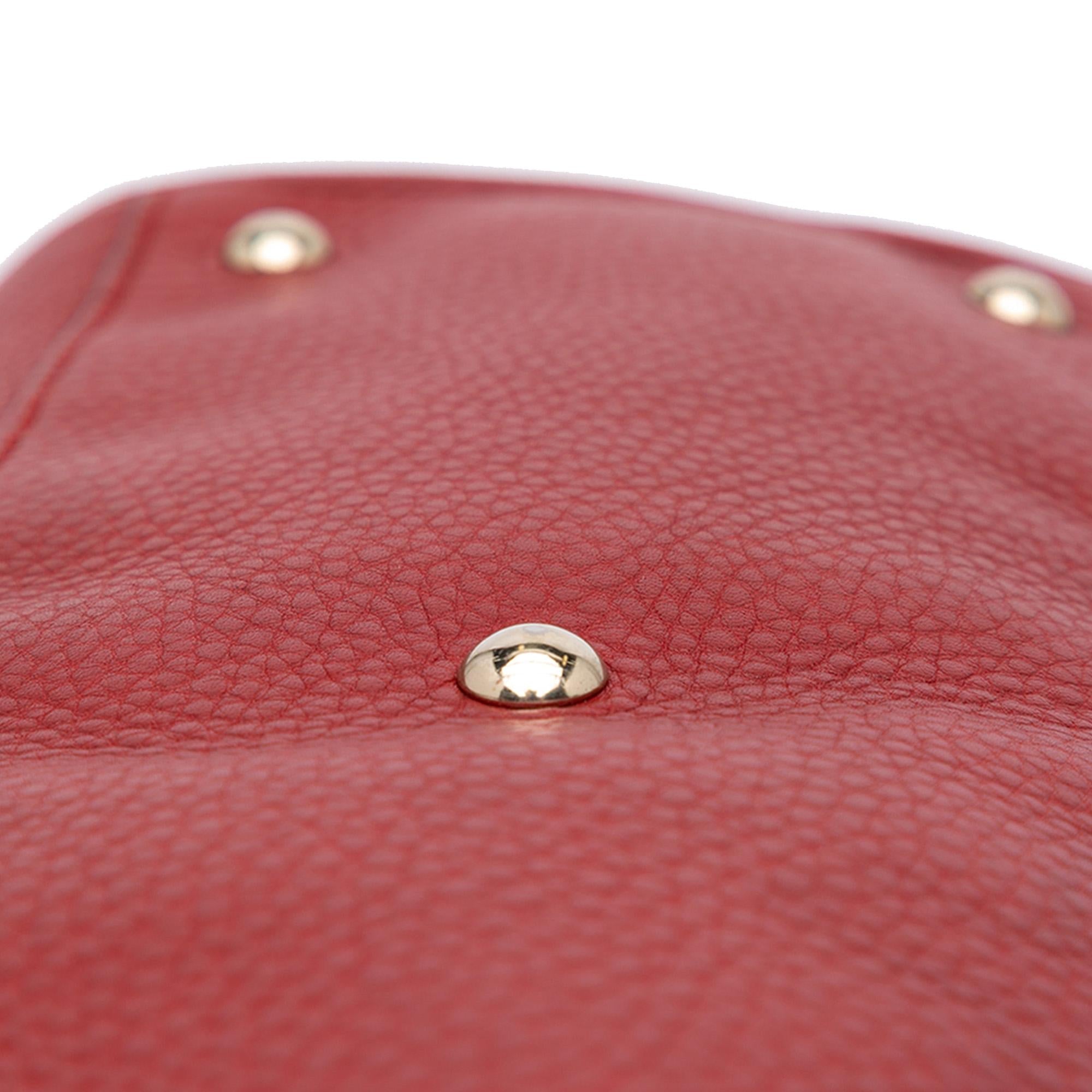 Gucci Medium Calfskin Bamboo Shopper Satchel