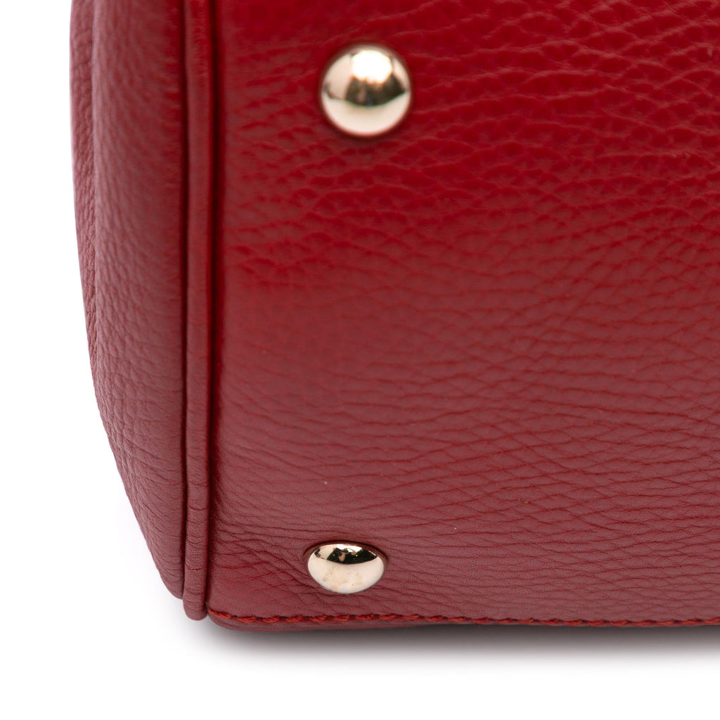 Gucci Medium Calfskin Bamboo Shopper Satchel