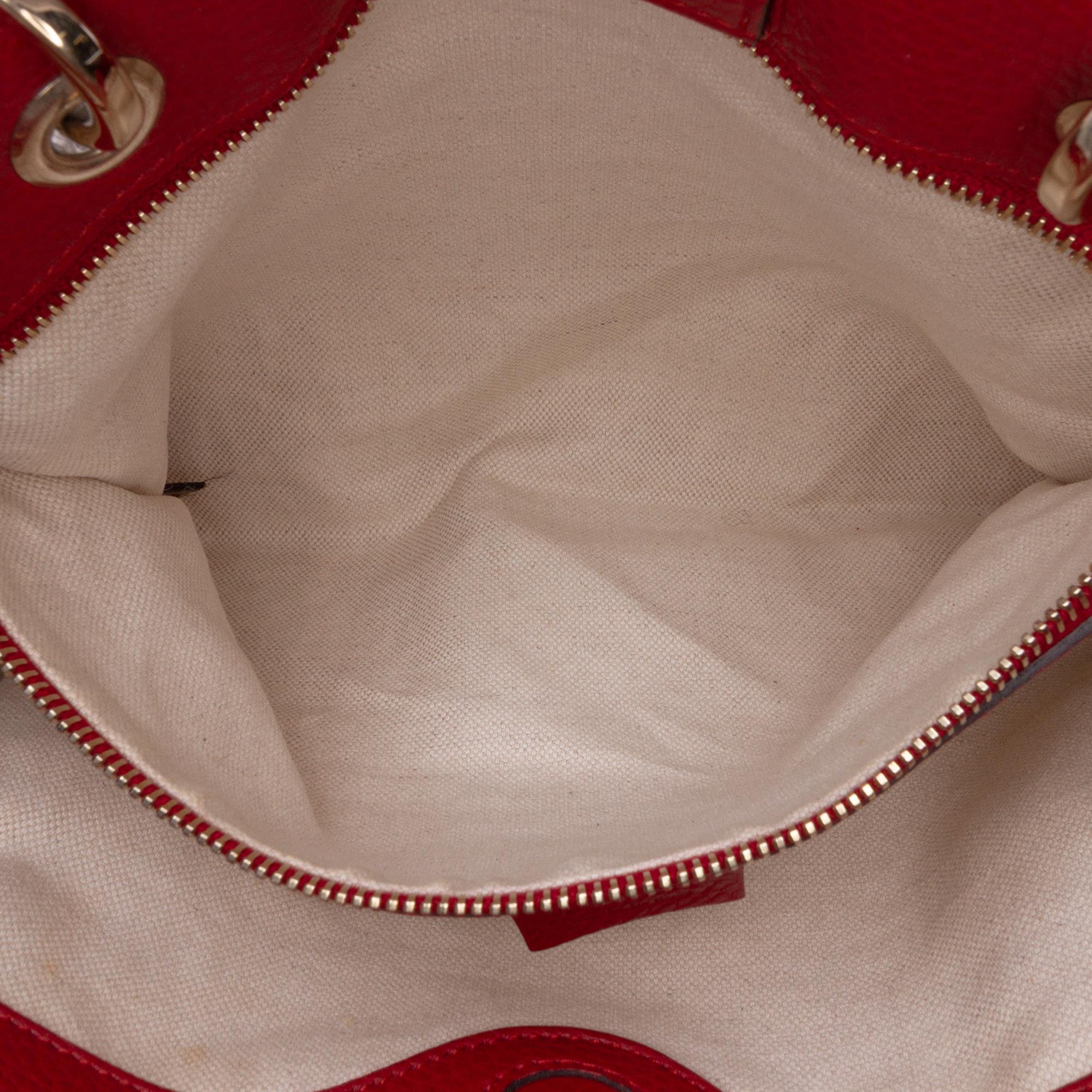 Gucci Medium Calfskin Bamboo Shopper Satchel