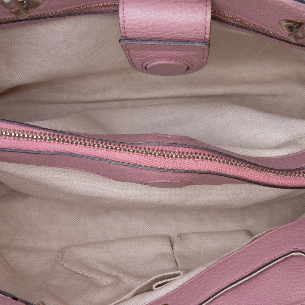 Gucci Medium Calfskin Bamboo Shopper Satchel