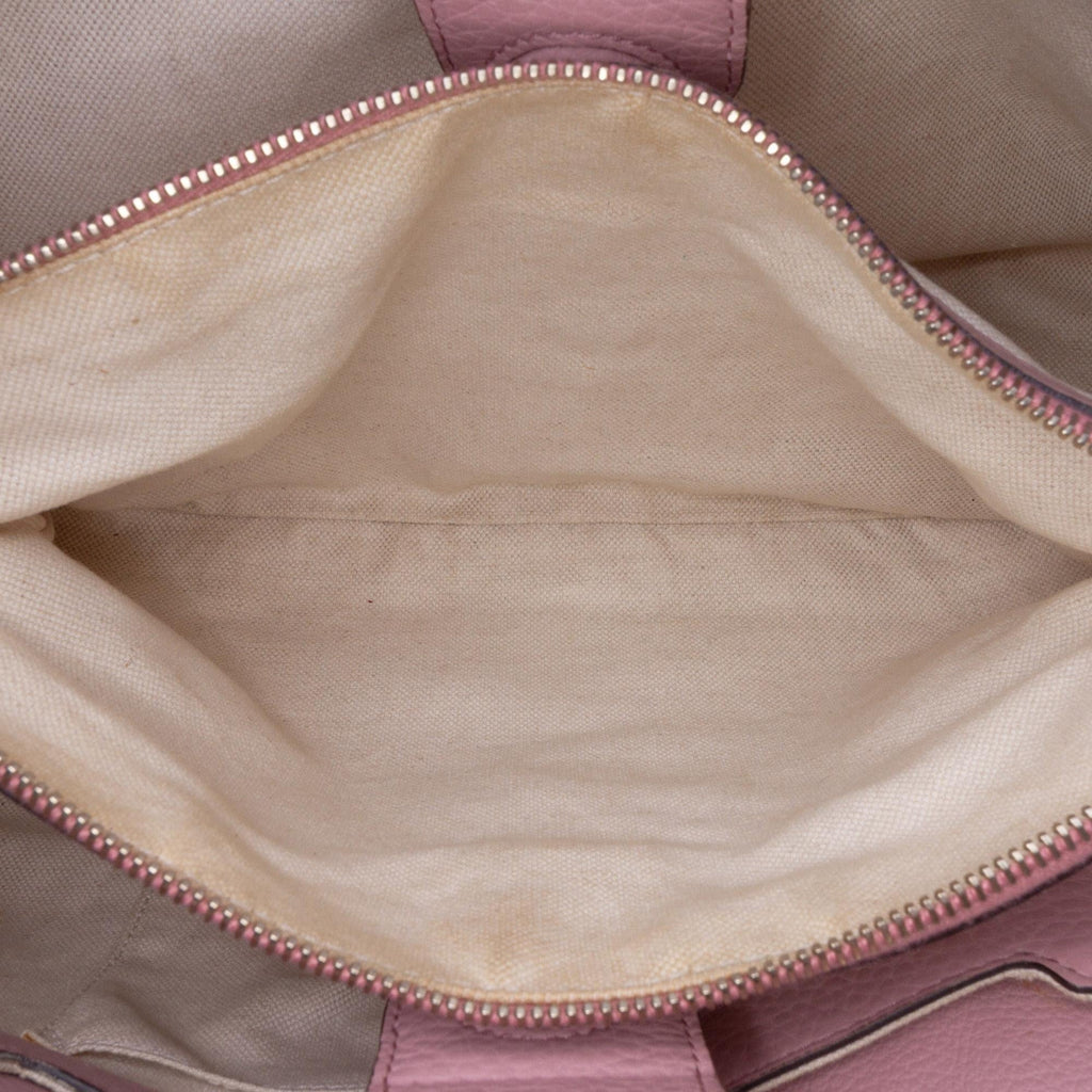 Gucci Medium Calfskin Bamboo Shopper Satchel