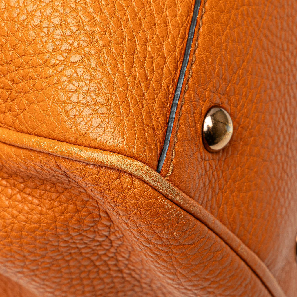 Gucci Medium Calfskin Bamboo Shopper Satchel