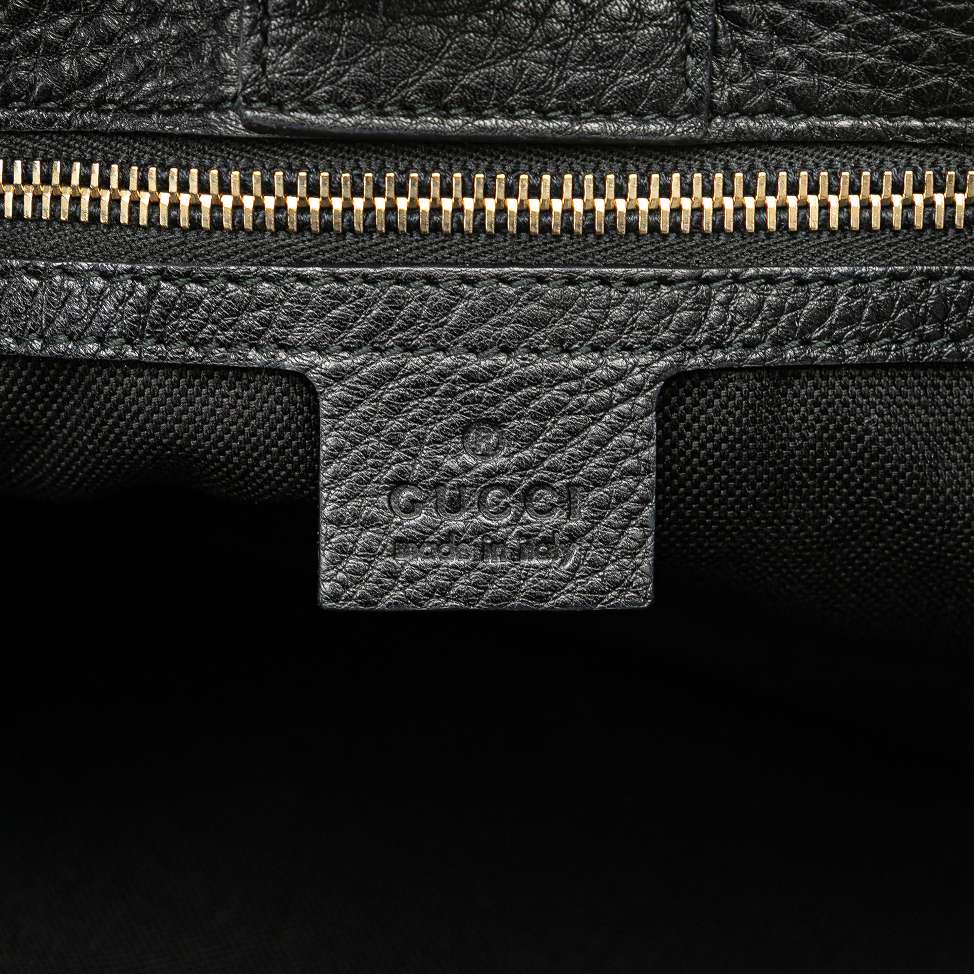 Gucci Medium Calfskin Bamboo Shopper Satchel