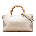 Gucci Medium Calfskin Bamboo Shopper Satchel