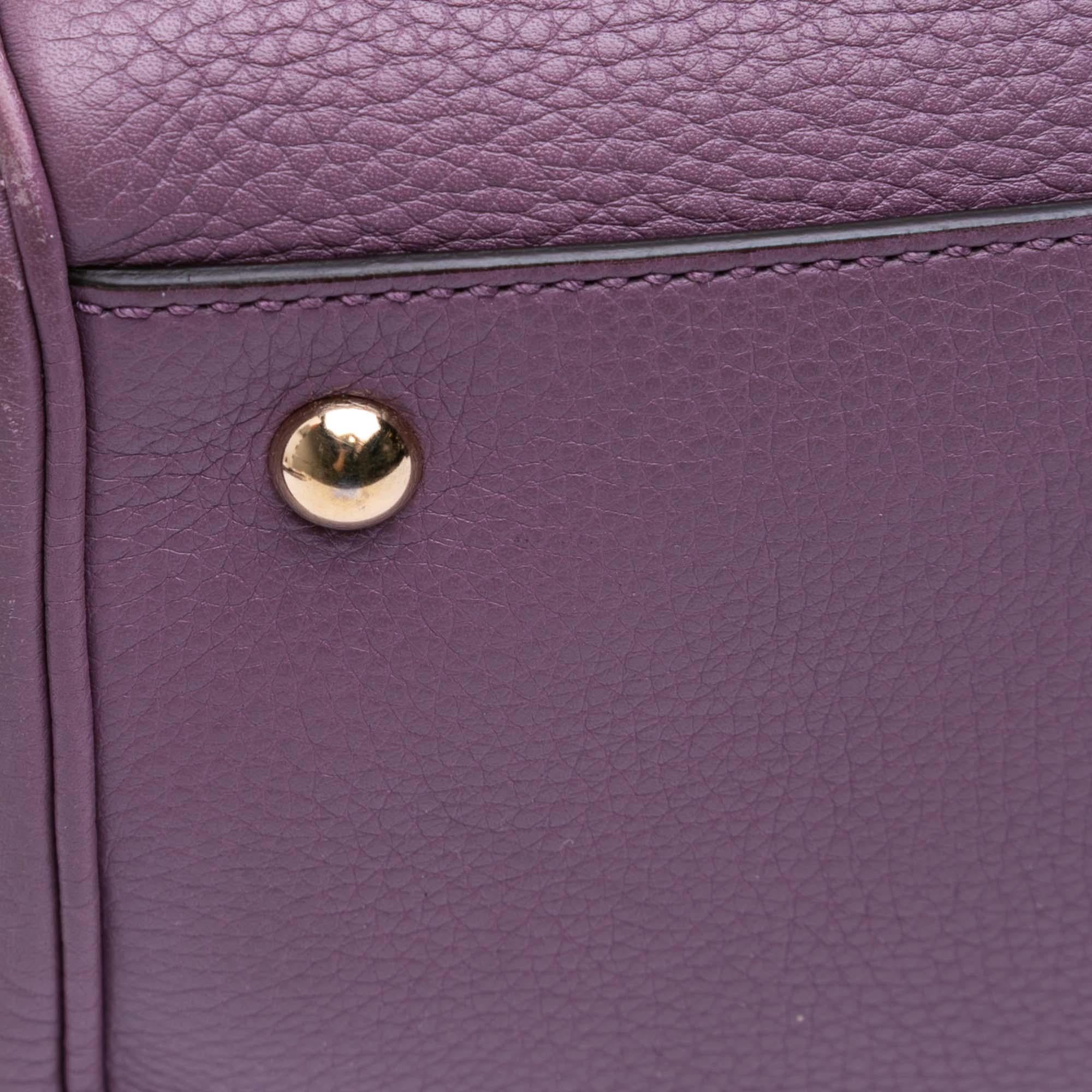 Gucci Medium Calfskin Bamboo Shopper Satchel