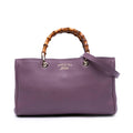 Gucci Medium Calfskin Bamboo Shopper Satchel