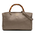 Gucci Medium Calfskin Bamboo Shopper Satchel