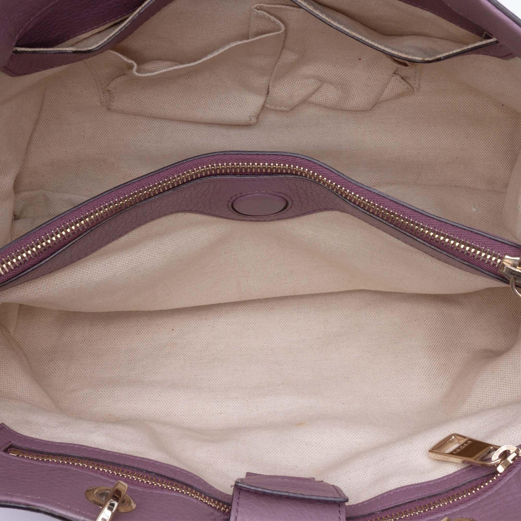 Gucci Medium Calfskin Bamboo Shopper Satchel