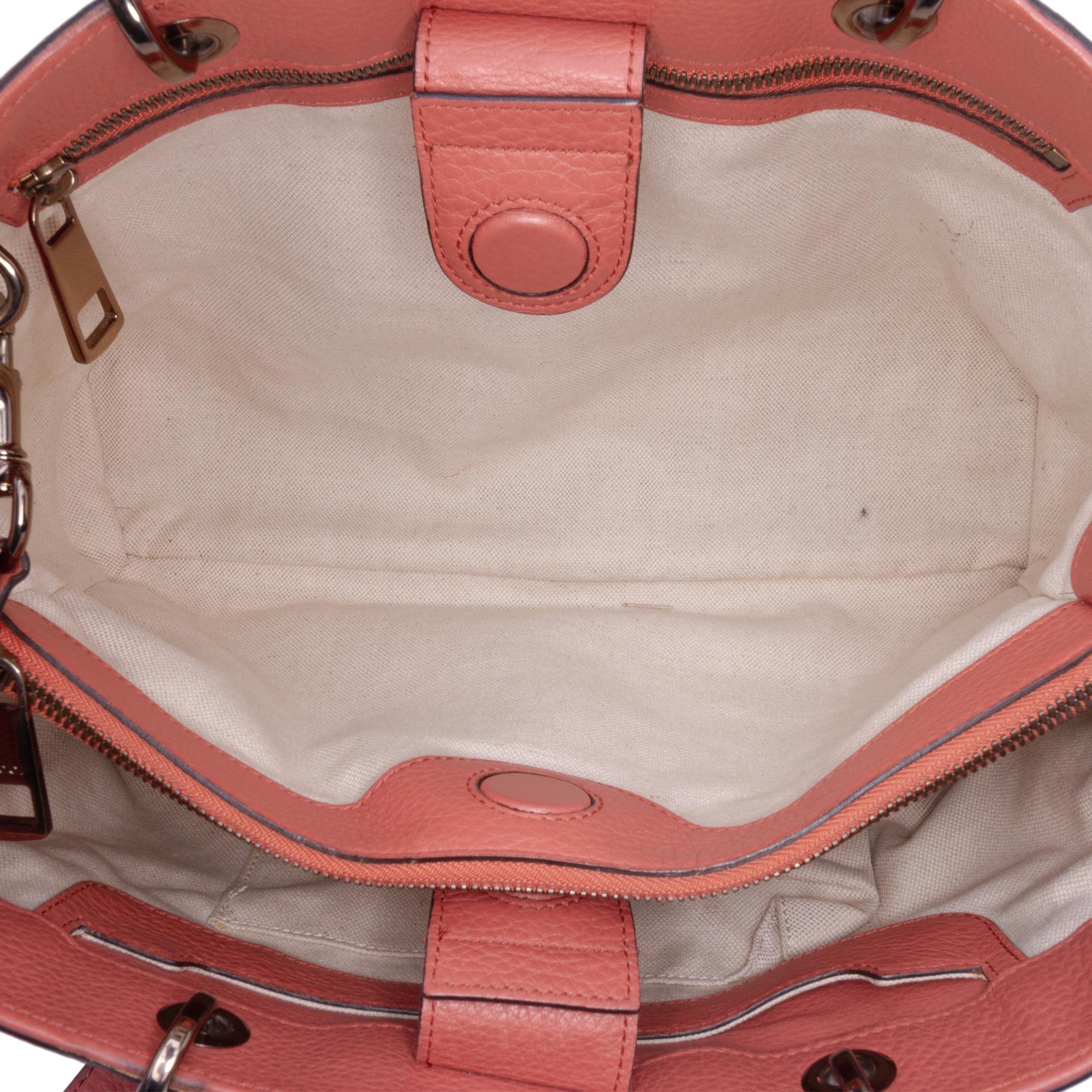 Gucci Medium Calfskin Bamboo Shopper Satchel