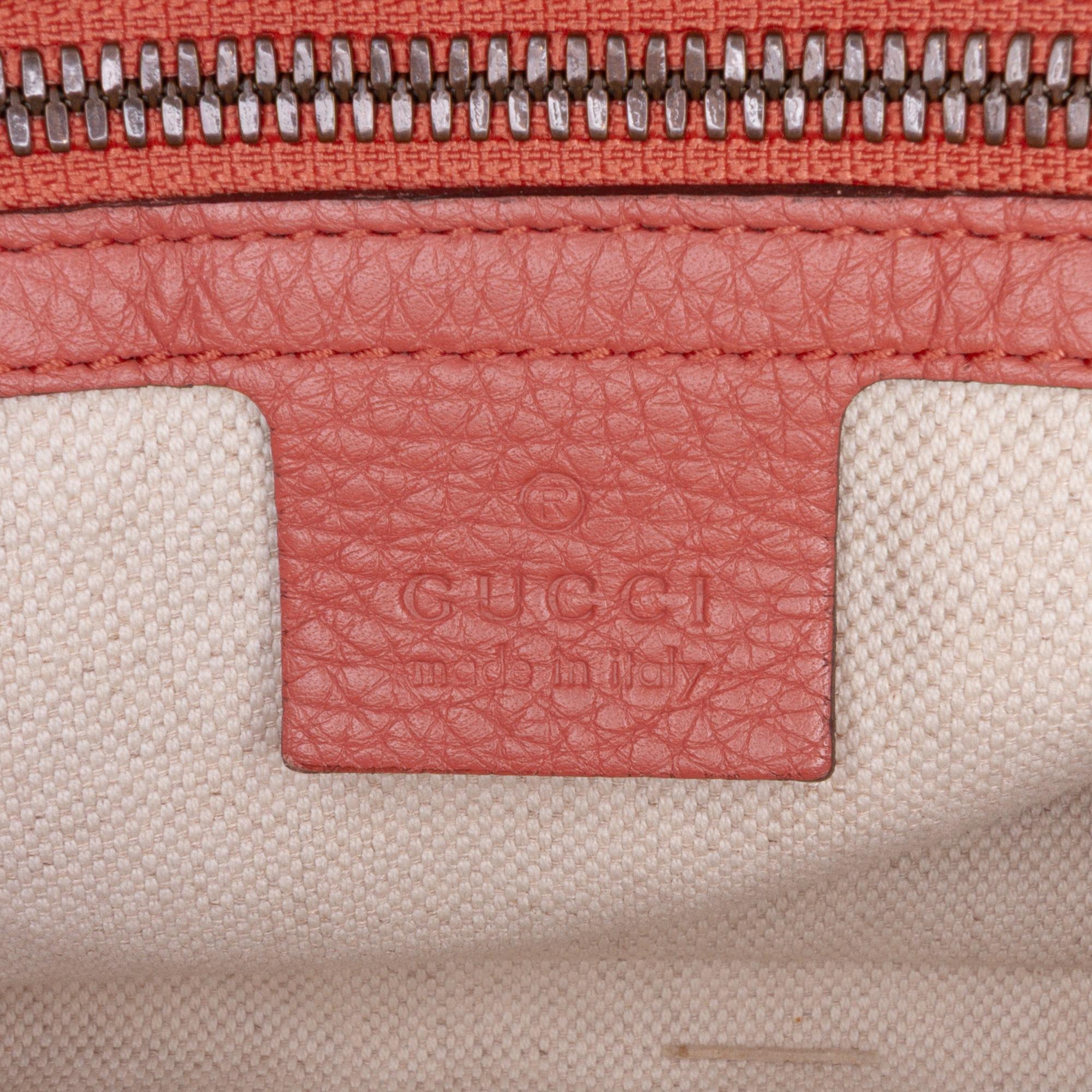 Gucci Medium Calfskin Bamboo Shopper Satchel