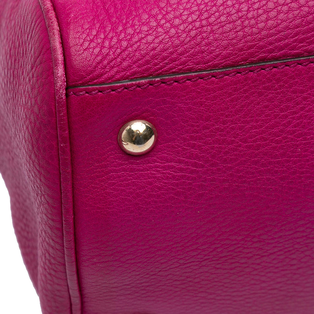 Gucci Medium Calfskin Bamboo Shopper Satchel