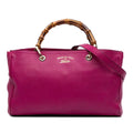Gucci Medium Calfskin Bamboo Shopper Satchel