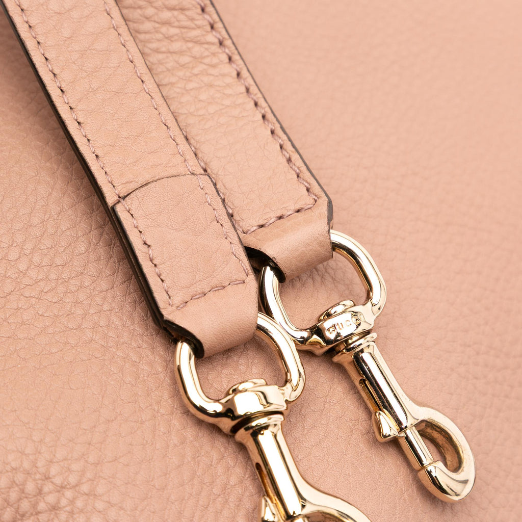 Gucci Medium Calfskin Bamboo Shopper Satchel