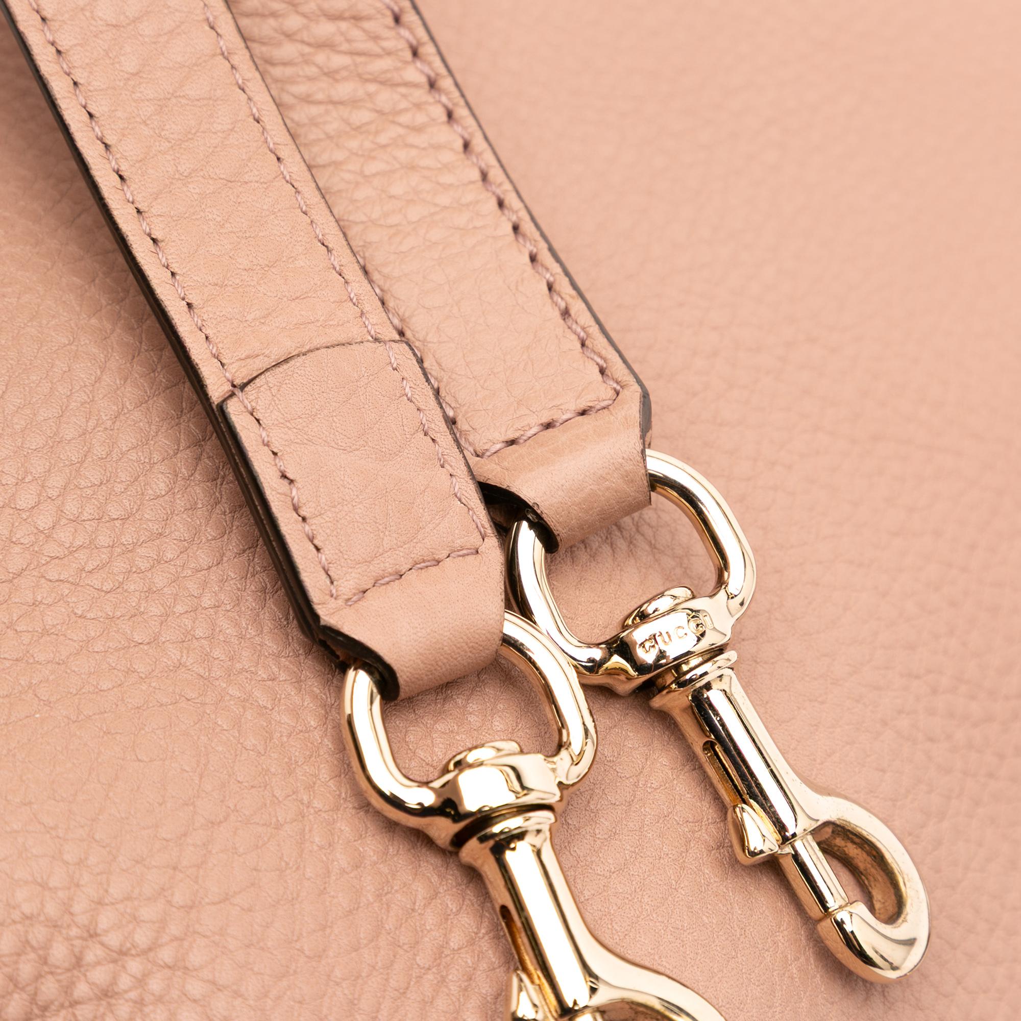 Gucci Medium Calfskin Bamboo Shopper Satchel
