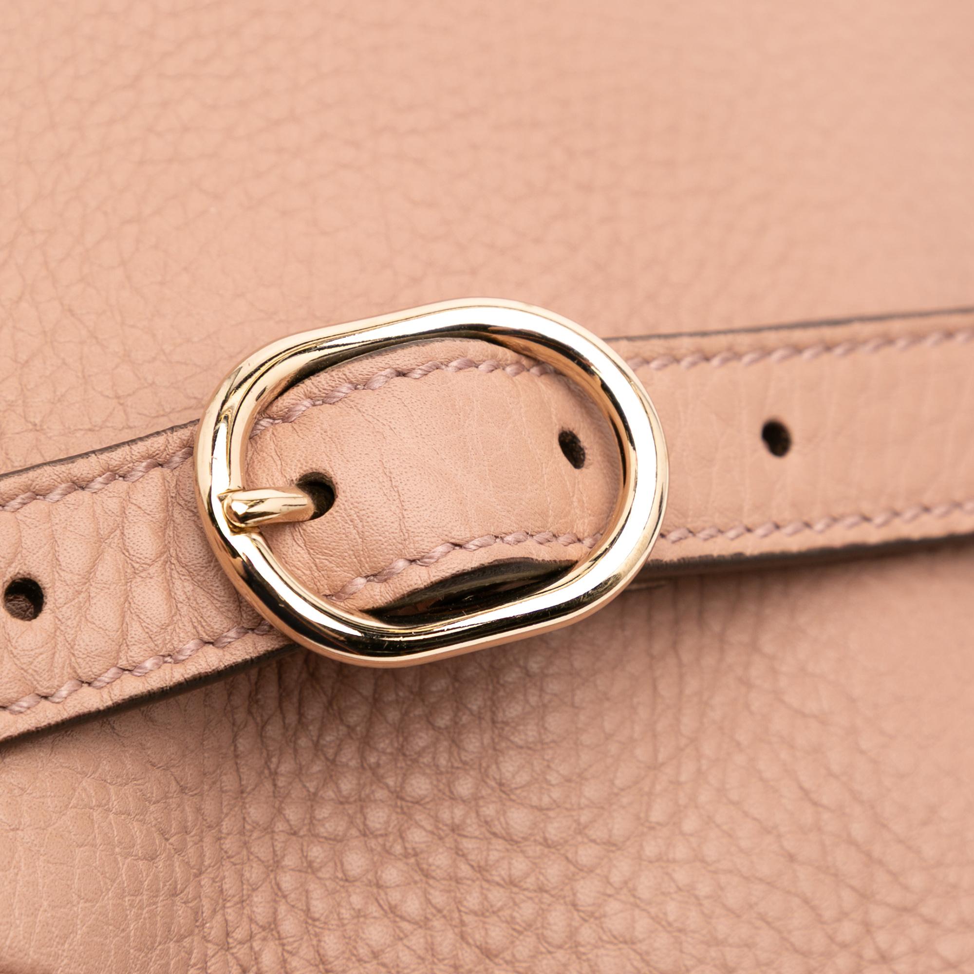 Gucci Medium Calfskin Bamboo Shopper Satchel