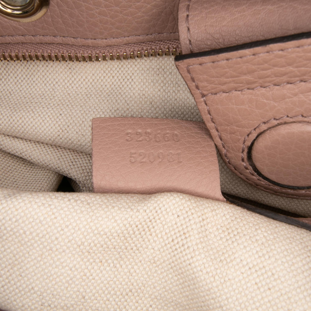 Gucci Medium Calfskin Bamboo Shopper Satchel