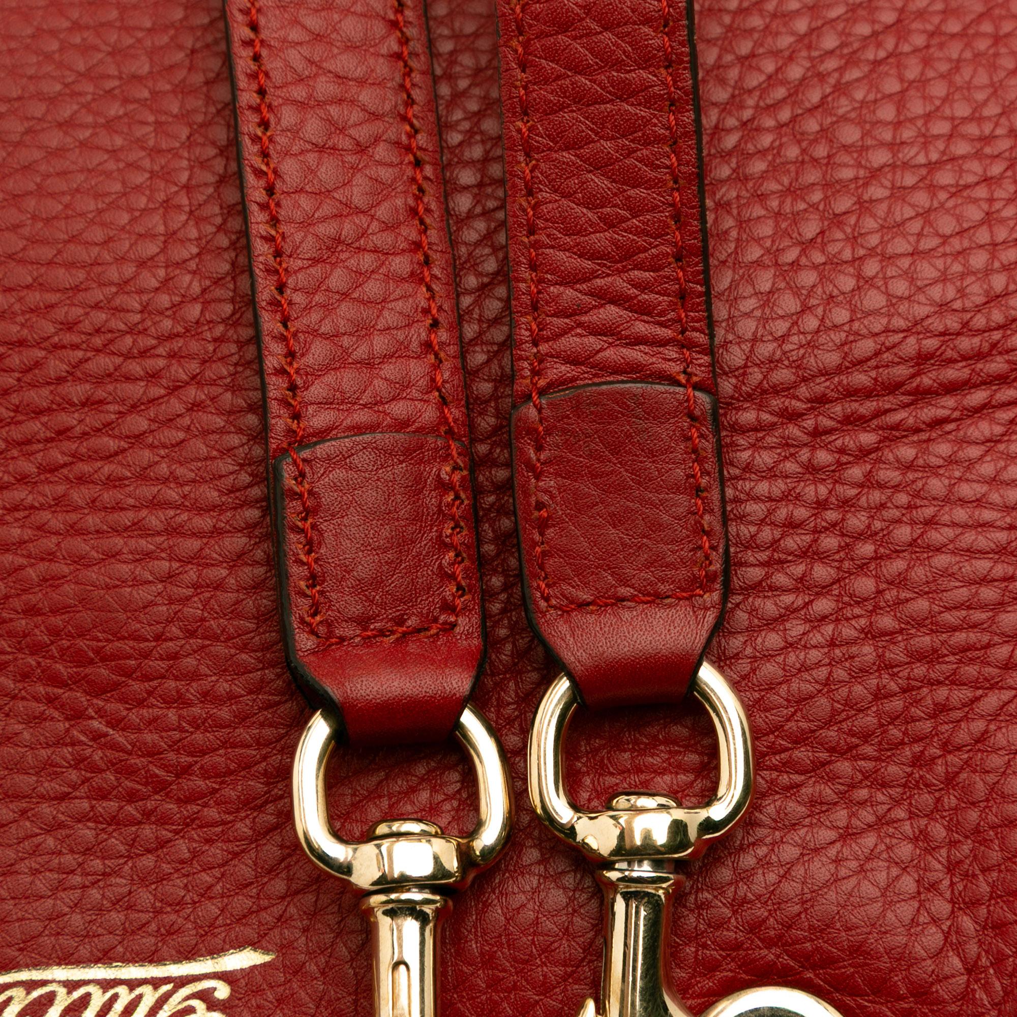 Gucci Medium Calfskin Bamboo Shopper Satchel