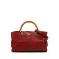 Gucci Medium Calfskin Bamboo Shopper Satchel