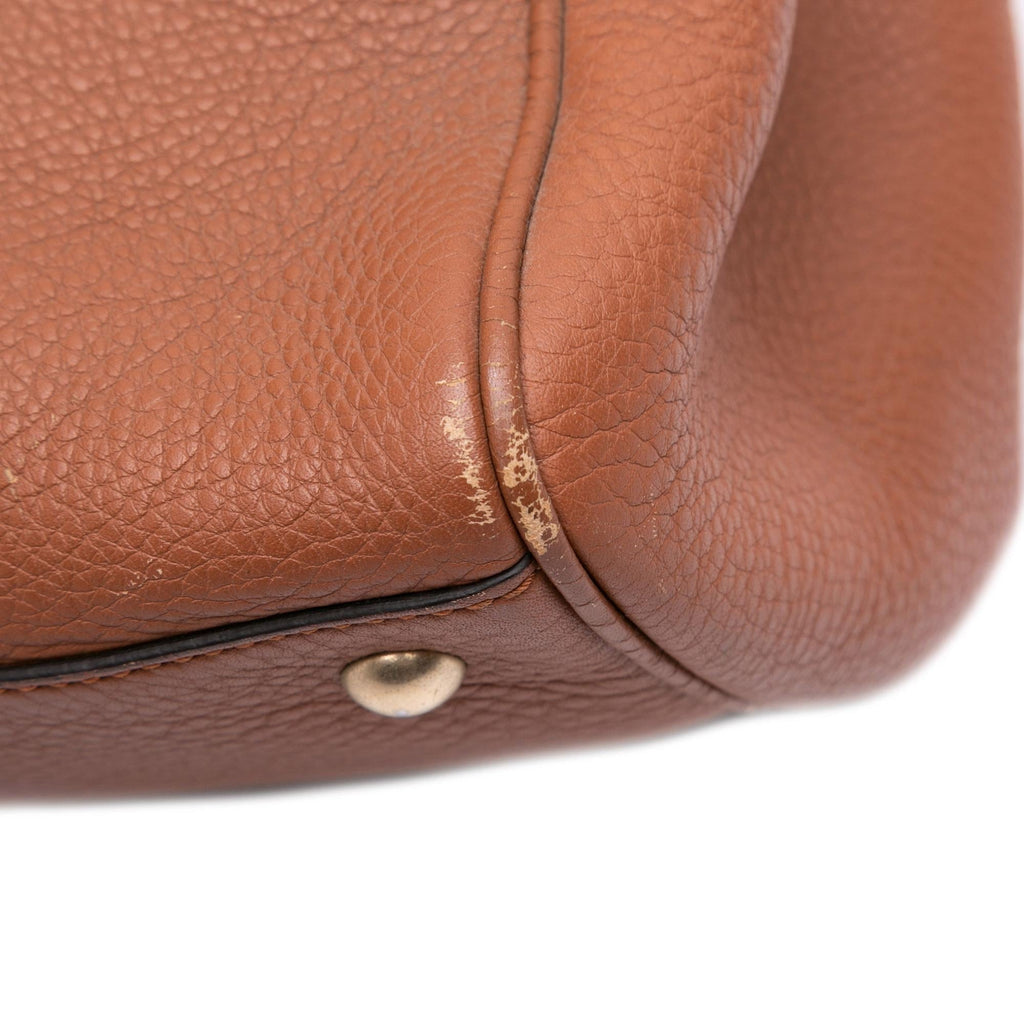 Gucci Medium Calfskin Bamboo Shopper Satchel