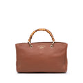 Gucci Medium Calfskin Bamboo Shopper Satchel
