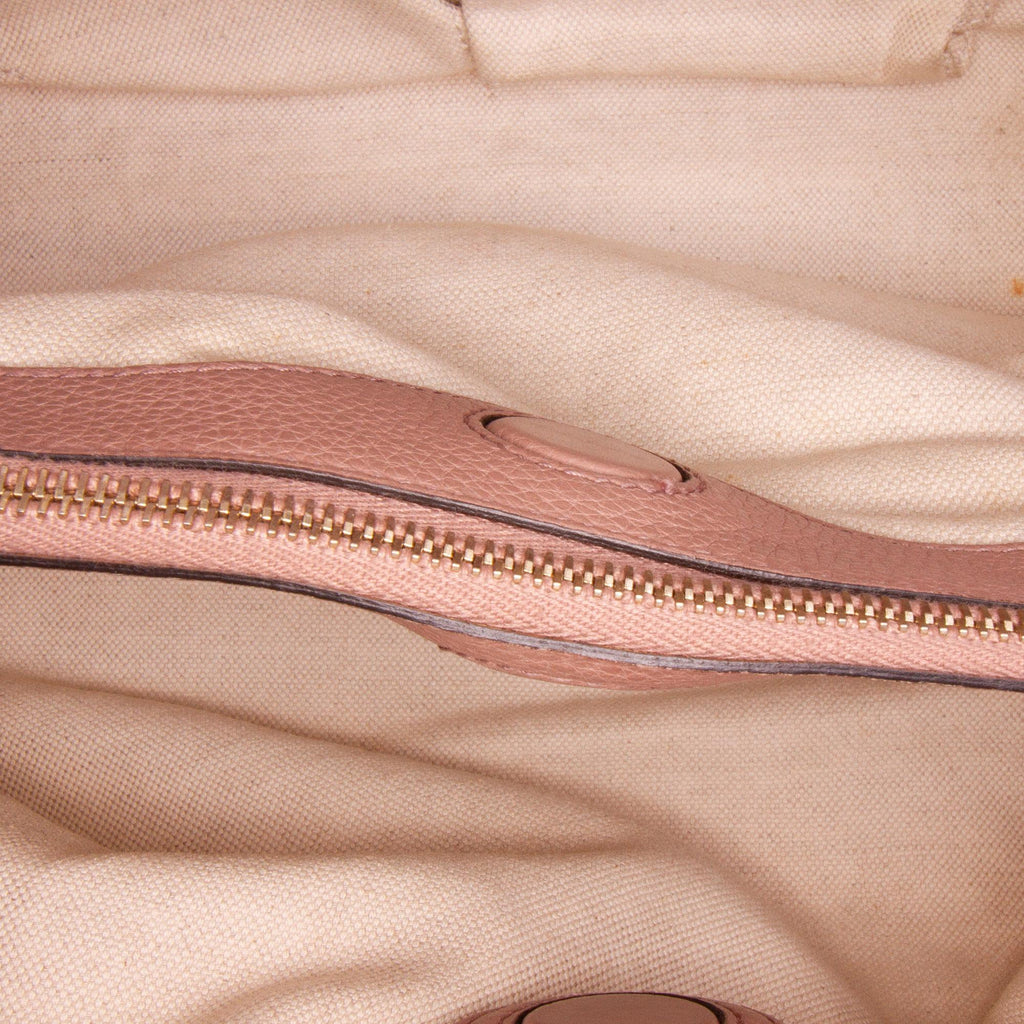 Gucci Medium Calfskin Bamboo Shopper Satchel
