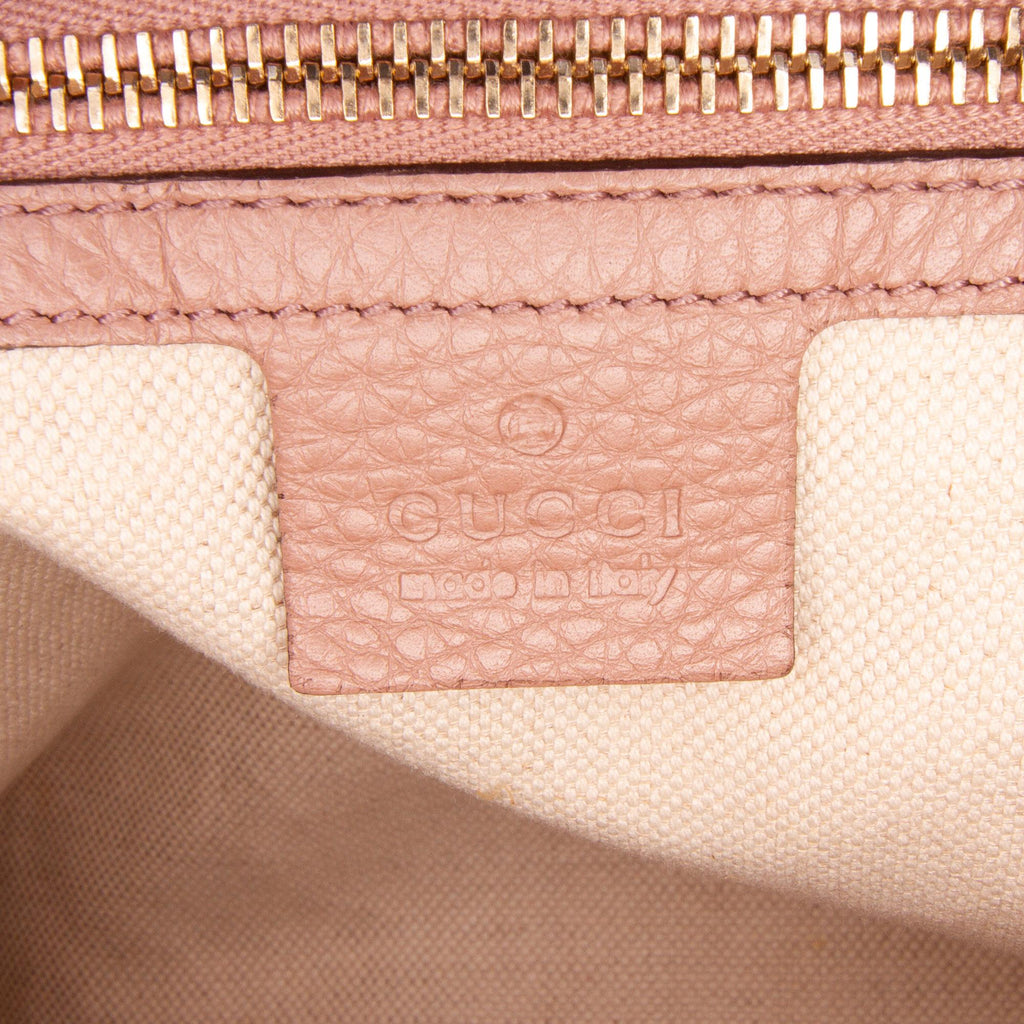 Gucci Medium Calfskin Bamboo Shopper Satchel