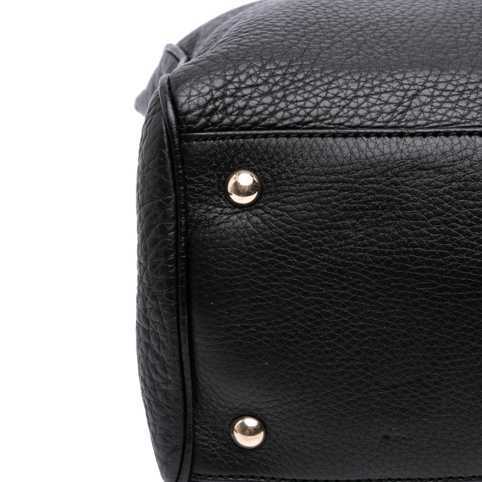 Gucci Medium Calfskin Bamboo Shopper Satchel