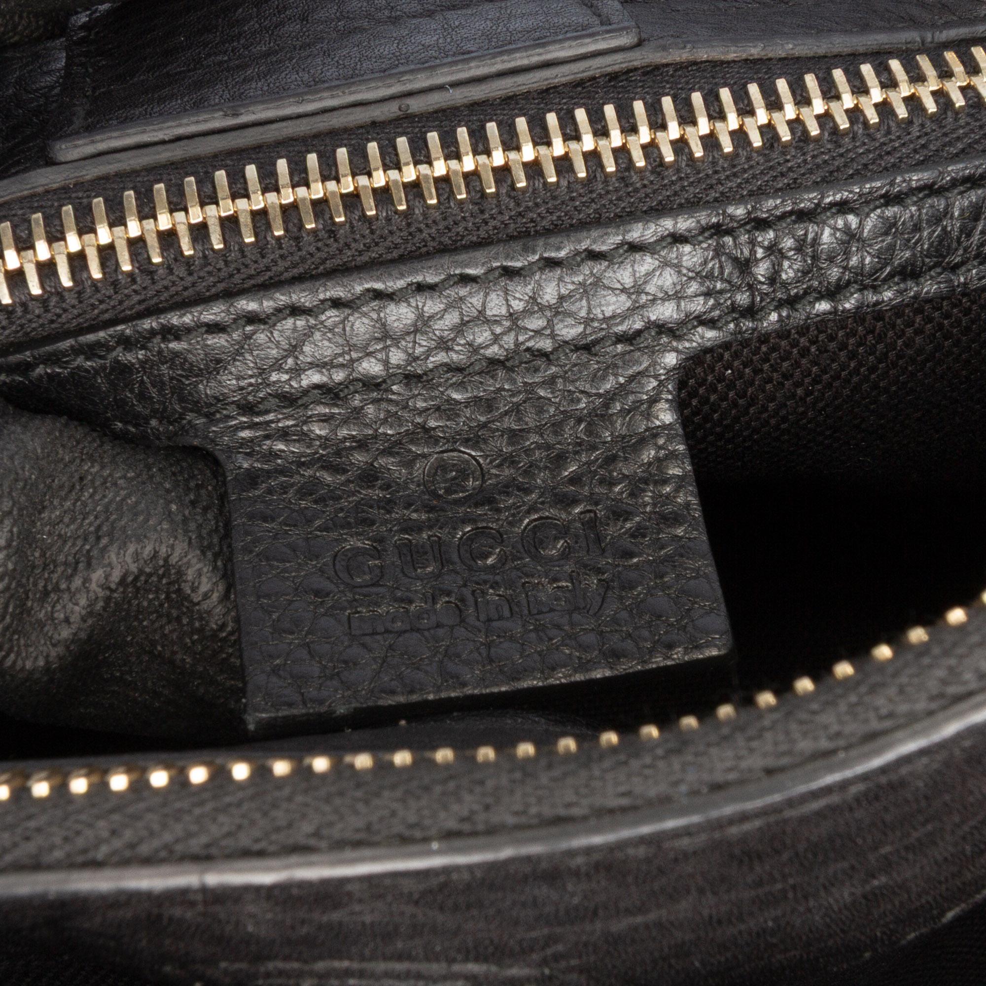 Gucci Medium Calfskin Bamboo Shopper Satchel